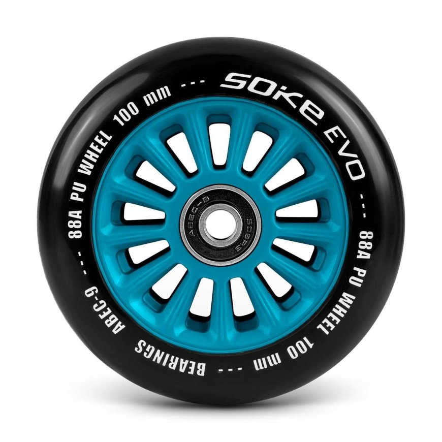Soke Scooter wheels 100 mm blue 2 pcs. – 2