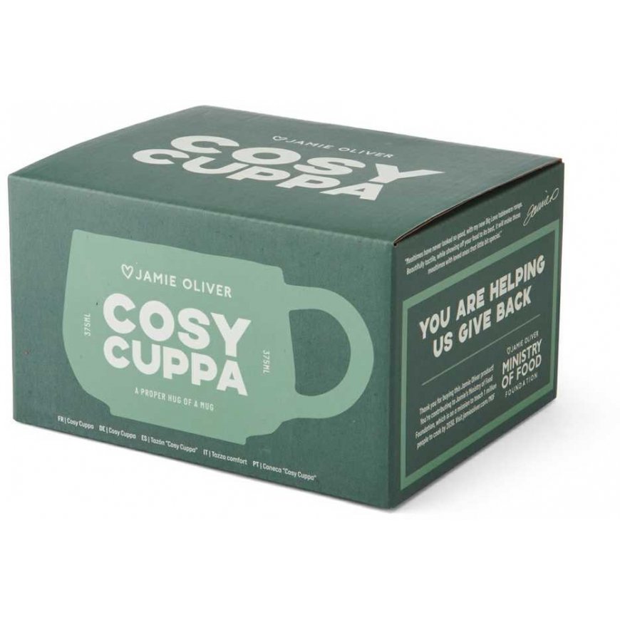 Jamie Oliver Big Love Cozy Cuppa Green Ceramic Mug 375ml – 4