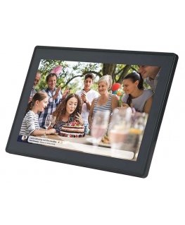 Braun Photo Technik DigiFrame 1518 WiFi digital photo frame Black 39.6 cm (15.6") Touchscreen Wi-Fi