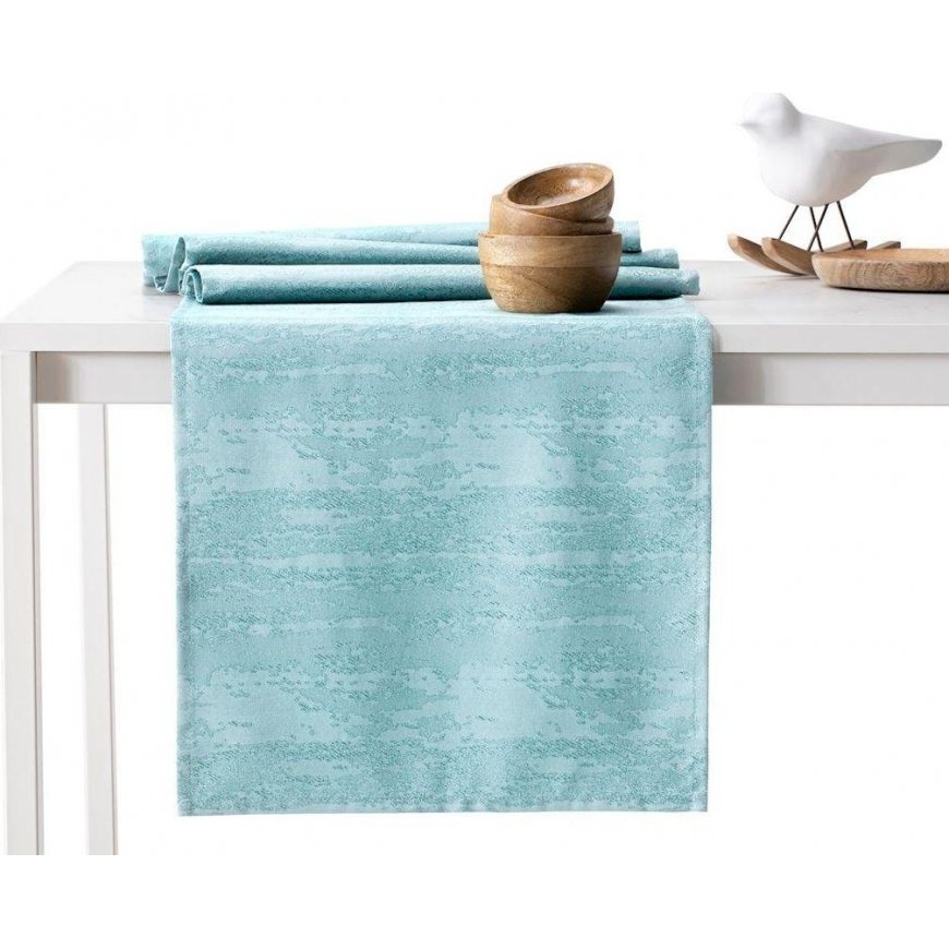 AmeliaHome Vesta HMD RETROBLUE 30X80 tablecloth