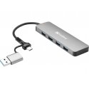 Sandberg USB-C/A to 4xUSB 3.0 Hub Sandberg USB-C/A to 4xUSB 3.0 Hub