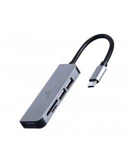 Gembird UHB-CM-CRU3P1U2P2-01 laptop dock/port replicator