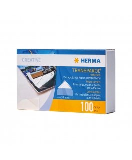 HERMA Transparol photo corners, extra large double strips 100 pcs.