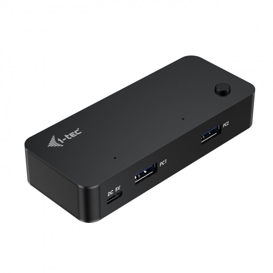 i-tec CAKVMHUB2A2C sąsajos šakotuvas C tipo USB 5000 Mbit/ai Juoda