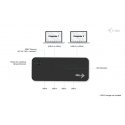 i-tec CAKVMHUB2A2C keskitin USB Type-C 5000 Mbit/s musta i-tec CAKVMHUB2A2C keskitin USB Type-C 5000 Mbit/s musta