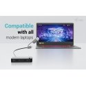 i-tec CAKVMHUB2A2C keskitin USB Type-C 5000 Mbit/s musta i-tec CAKVMHUB2A2C keskitin USB Type-C 5000 Mbit/s musta