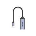UNITEK V1415A videokaapeli-adapteri 0,15 m USB Type-C DisplayPort Harmaa