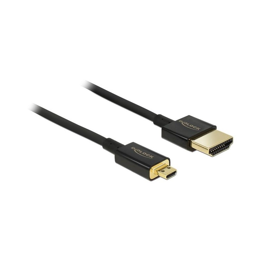 DeLOCK HDMI-A/HDMI Micro-D, 2 m HDMI