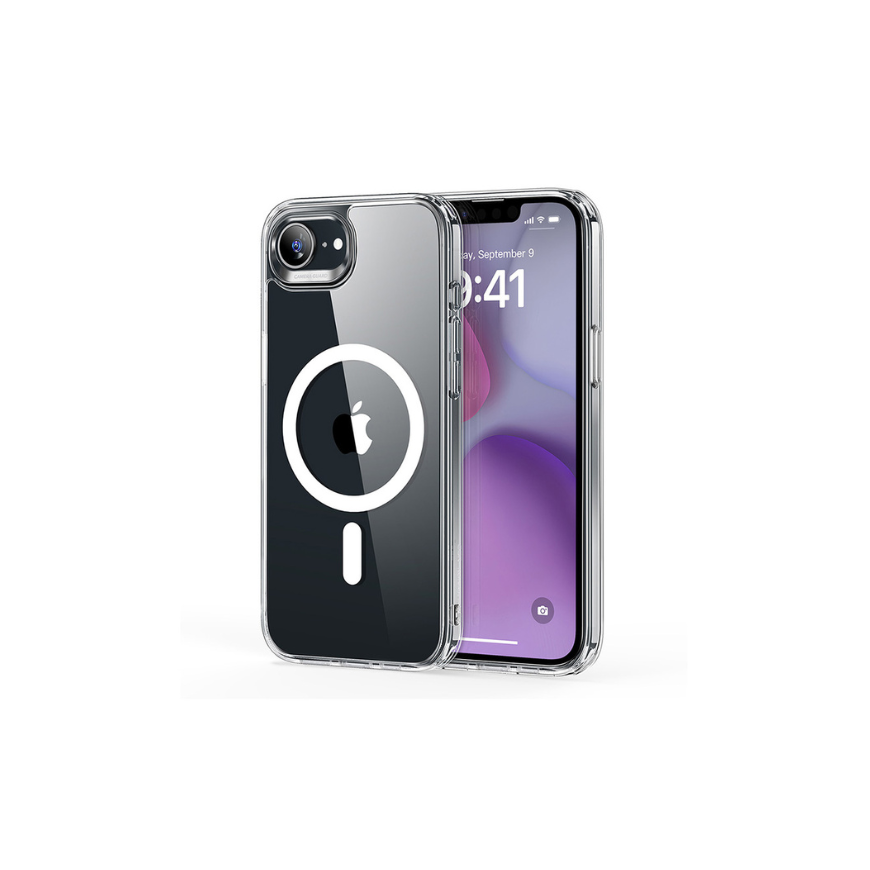 ESR CLASSIC HYBRID HALOLOCK MAGSAFE IPHONE 16E CLEAR – 2