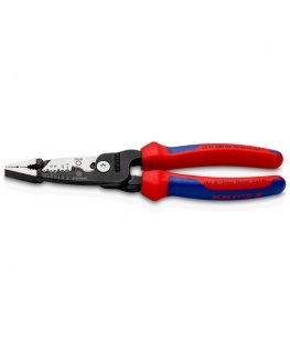 Knipex 13 72 200 ME инструмент для зачистки кабеля Черный, Синий, Красный, Нержавеющая сталь