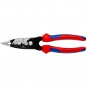 Knipex 13 72 200 ME инструмент для зачистки кабеля Черный, Синий, Красный, Нержавеющая сталь