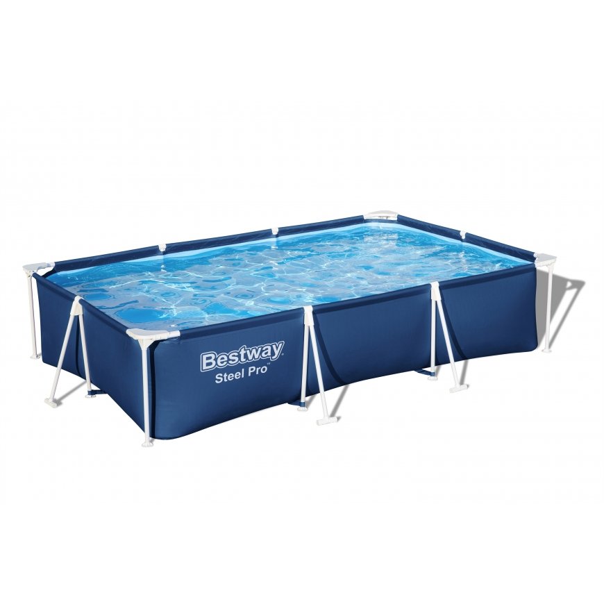 Bestway Steel Pro 56404 / 23 maapealne bassein Raamiga bassein Täsinurkne 3300 l Sinine