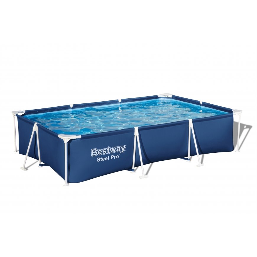 Bestway Steel Pro 56404 / 23 antžeminis baseinas Karkasinis baseinas Stačiakampis 3300 L Mėlyna – 2