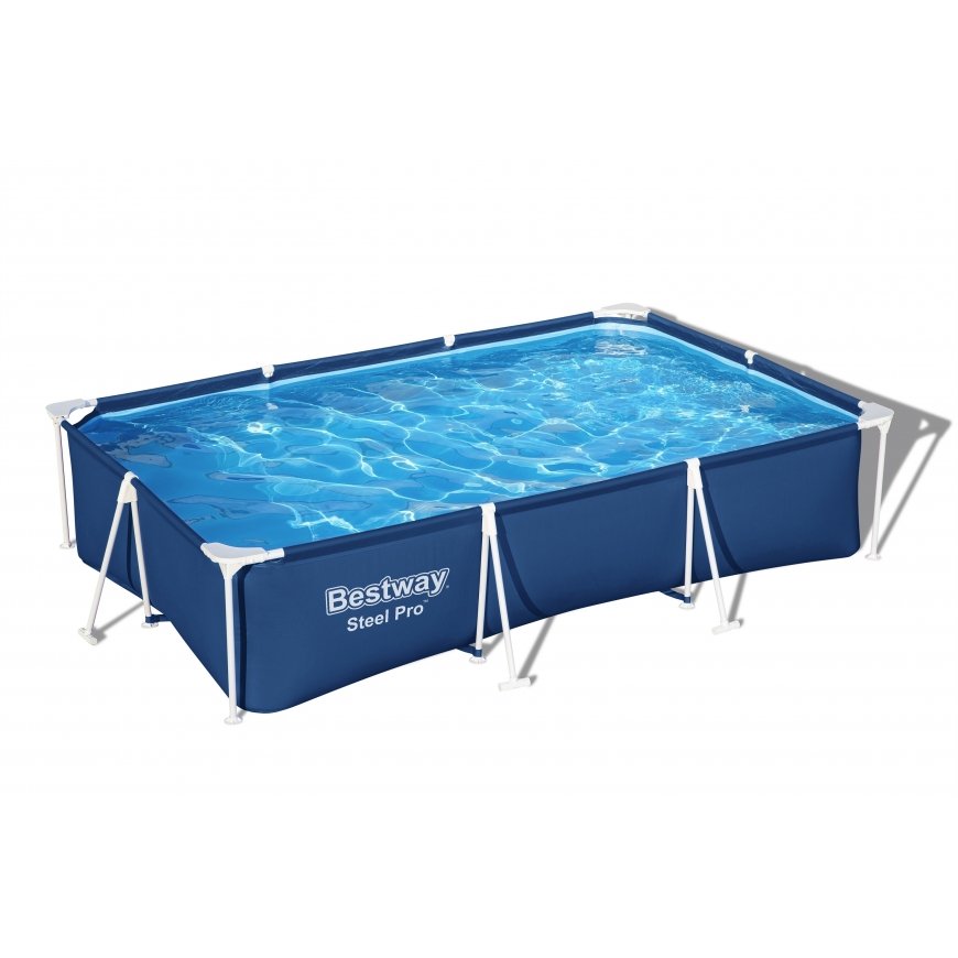 Bestway Steel Pro 56404 / 23 antžeminis baseinas Karkasinis baseinas Stačiakampis 3300 L Mėlyna – 4