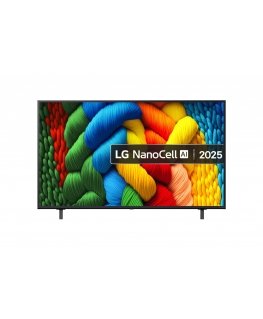LG NanoCell AI 55NANO80A6B 139,7 cm (55") 4K Ultra HD Viedtelevizors Wi-Fi Melns