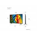 LG NanoCell AI 55NANO80A6B 139,7 cm (55") 4K Ultra HD Nutiteleri funktsioon WiFi Must