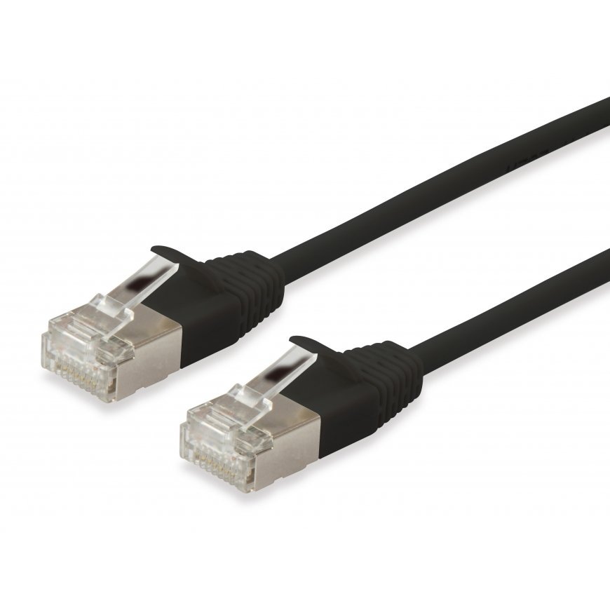 Equip 606130 võrgukaabel Must 15 m Cat6a F/FTP (FFTP)