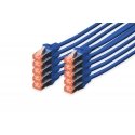 Digitus DK-1644-050-B-10 tīkla kabelis Zils 5 m Cat6 S/FTP (S-STP) Digitus DK-1644-050-B-10 tīkla kabelis Zils 5 m Cat6 S/FTP (S-STP)