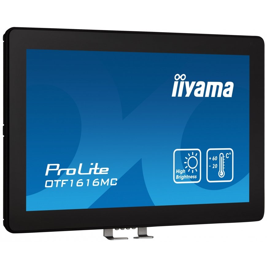 iiyama OTF1616MC-B1 infoekraan Digital signage lameekraan 39,6 cm (15.6") LCD 1100 cd/m² Full HD Mus – 3