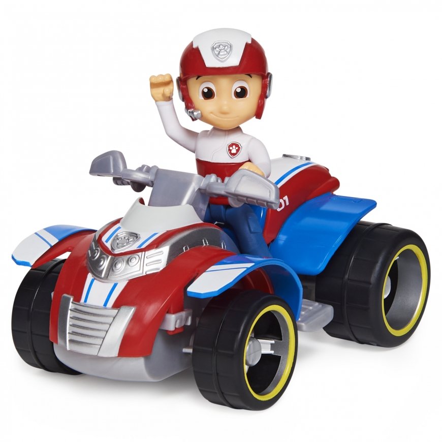 PAW Patrol , Ryder’s Rescue ATV Vehicle with Collectible Figure, for Kids Aged 3 and up – 4