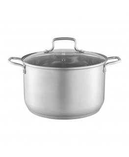 Steel pot with lid Hugo Plus 16 cm AMBITION