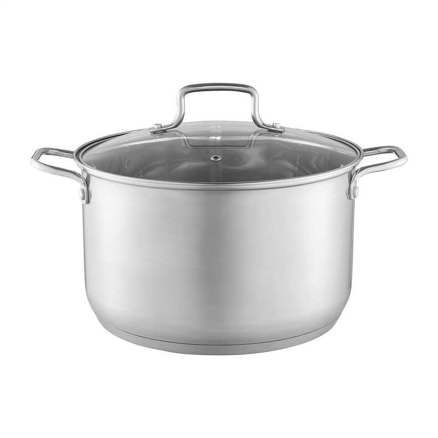 Ambition Steel pot with lid Hugo