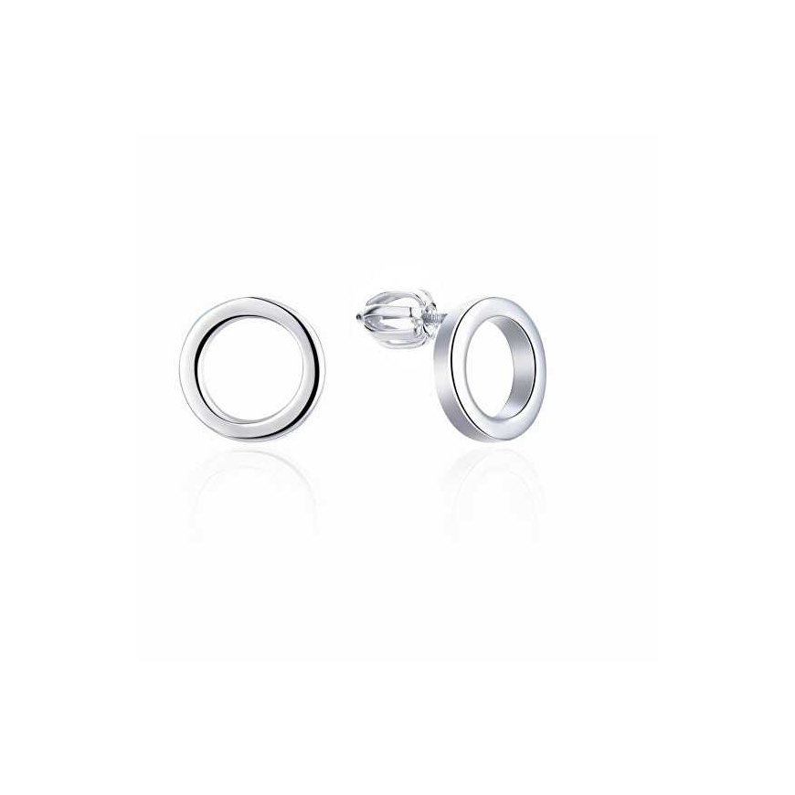 Moiss Minimalist silver earrings with stones Rings E0004433