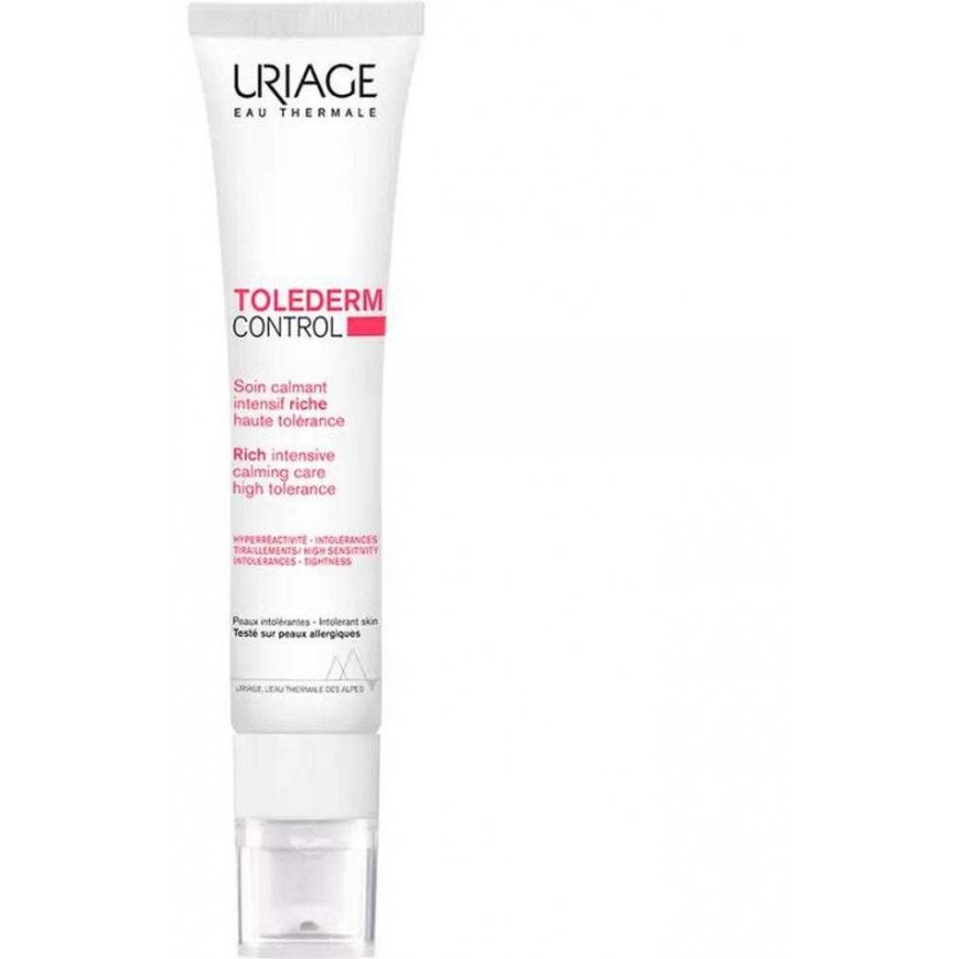 Uriage Tolederm Rich Soothing Facial Cream for Intolerant, Sensitive and Dry Skin 40 ml