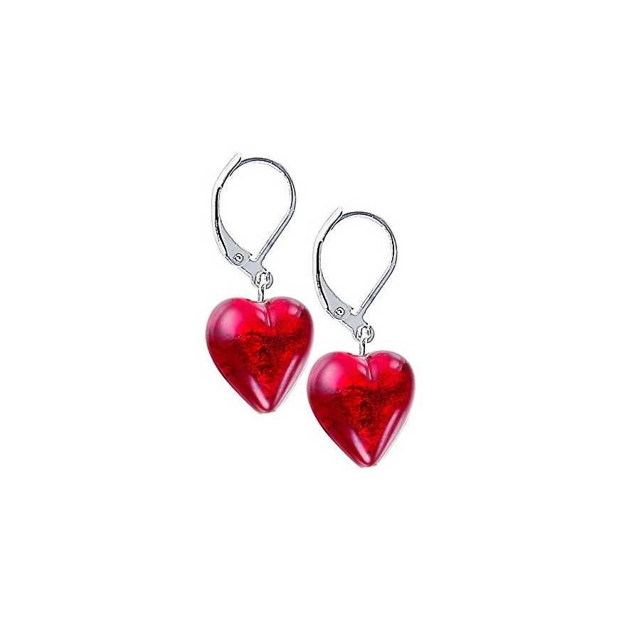 Romanttiset korvakorut Pure Love 24 karaatin kullatuilla lamppulasi ELH1 helmillä