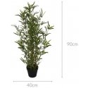 Vilde Artificial plant with bamboo pot 97 cm Vilde Artificial plant with bamboo pot 97 cm