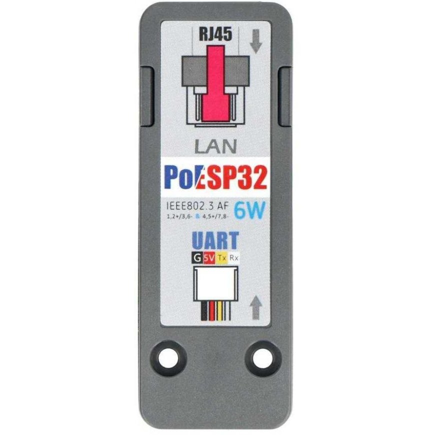 Ethernet communication module with PoE port - ESP32 - M5Stack development module expansion block – 2