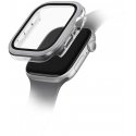 Uniq Voute tempered glass case for Apple Watch 10 46 mm - silver Uniq Voute tempered glass case for Apple Watch 10 46 mm - silver