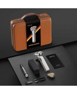 Metz Sword Shaver MZDF032, Titanium Gold - belaidė elektrinė barzdaskutė