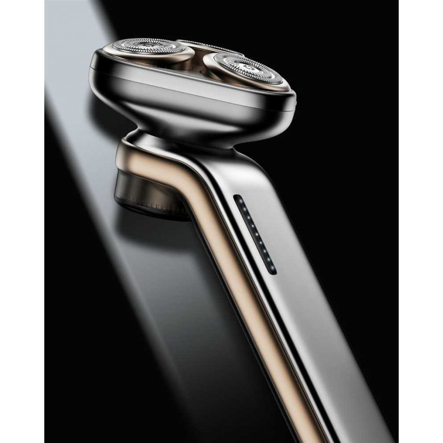 Metz Sword Shaver MZDF032, Titanium Gold - johdoton sähköinen parranajokone – 3