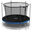 8 ft / 252 cm garden trampoline with inner net and Neo-Sport ladder