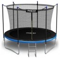 8 ft / 252 cm garden trampoline with inner net and Neo-Sport ladder