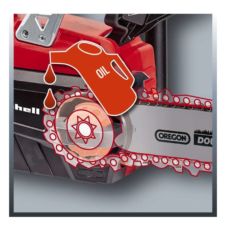 Einhell GE-LC 18 Li - Solo musta, Punainen – 3