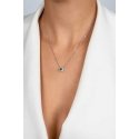 Brilio Silver Shiny silver necklace with zircons NCL136WG Brilio Silver Shiny silver necklace with zircons NCL136WG