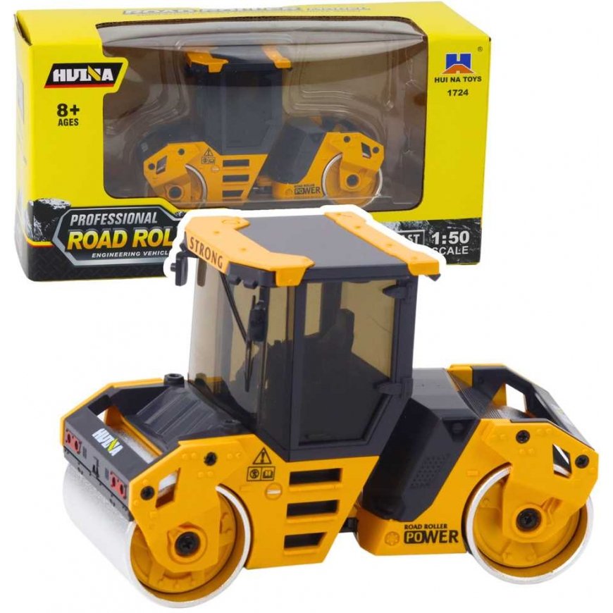 HUINA ROAD ROLLER METAL YELLOW 1:50 – 5