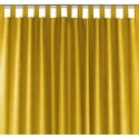 Homede Curtains CHENILLE TAB MUSTARD 140x175