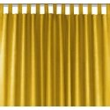 Homede Curtains CHENILLE TAB MUSTARD 140x175