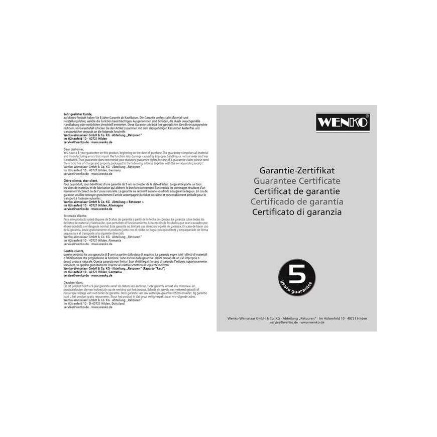 Water-saving ceiling downpipes, Ø 22.5 cm, WENKO – 3