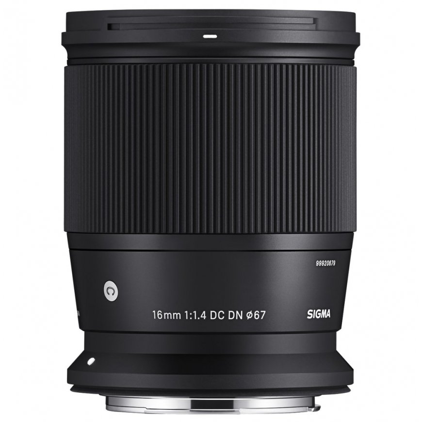 Sigma 16mm F1.4 DC DN | C, Canon RF MILC (Peeglita vahetatavate objektiividega kaamera) Lainurk Must – 3