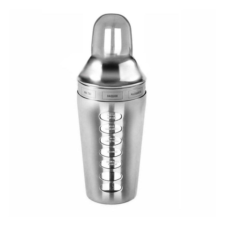 King Hoff bartender shaker with recipe book 600 ml kinghoff kh-1393