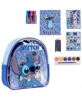 CERDÁ Disney Stitch backpack stationery set