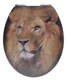 LION wc-istuin MDF, WENKO