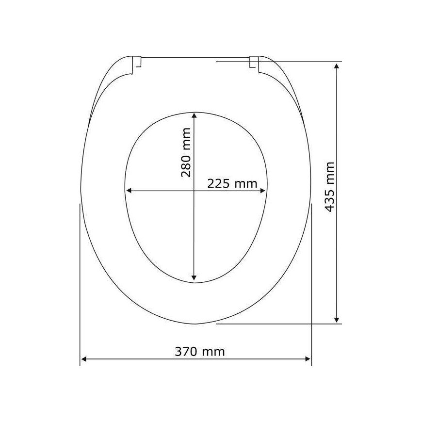 LION wc-istuin MDF, WENKO – 5