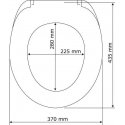 LION wc-istuin MDF, WENKO LION wc-istuin MDF, WENKO