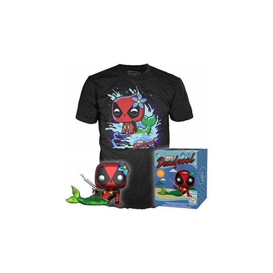 Funko POP! "Marvel Deadpool" undinė M figūrėlė ir marškinėliai – 2