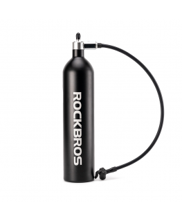 Rockbros Tubeless Tire Inflator 200 PSI 1,2l - musta